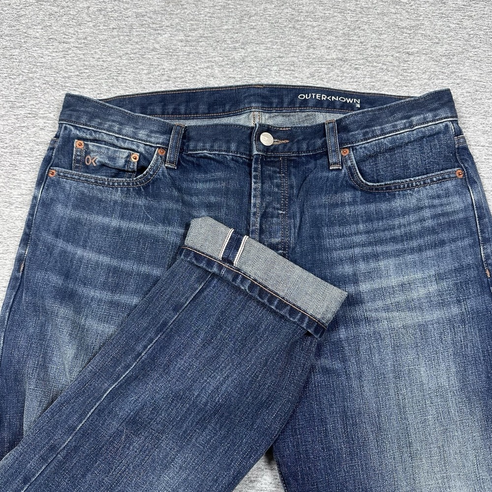 Outerknown Jeans Mens 36x30 Blue Selvedge Denim SEA Ambassador Slim Fit